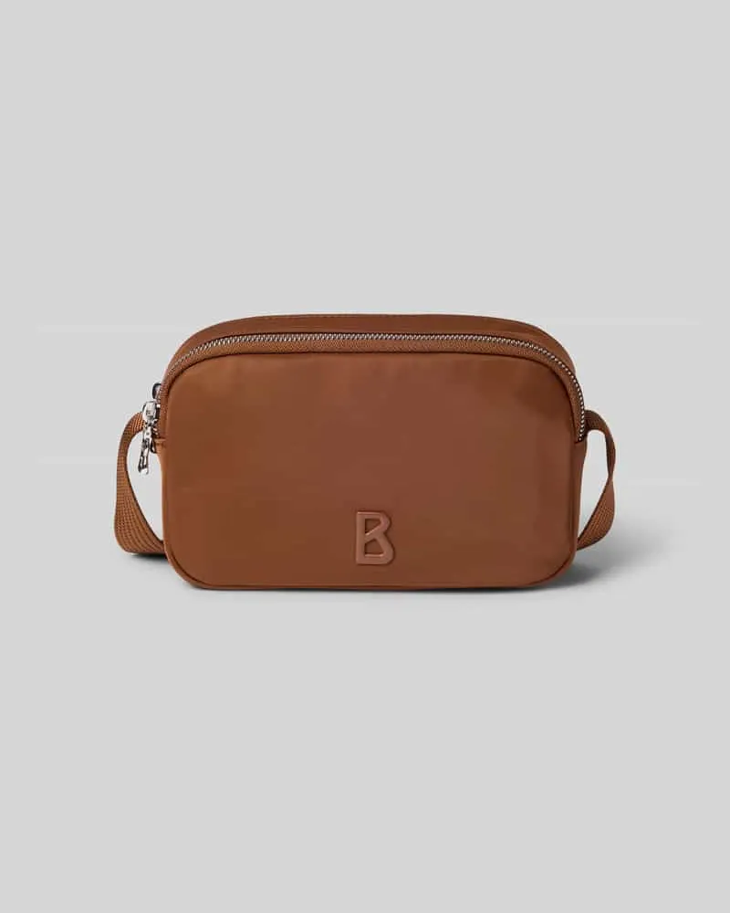 Bogner Crossbody Bag mit Logo-Detail Modell 'Avy Mittelbraun