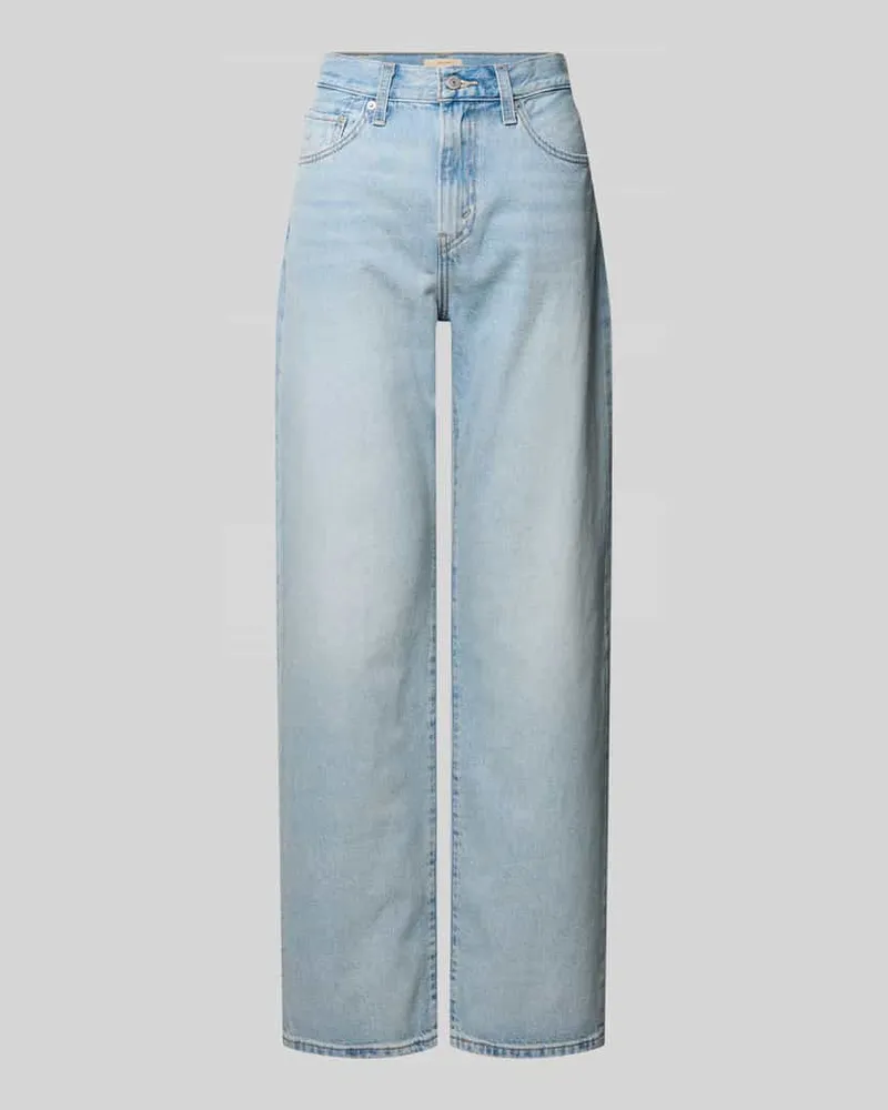 Levi's Tapered Fit Jeans aus reiner Baumwolle Modell 'EASY DAD Hellblau