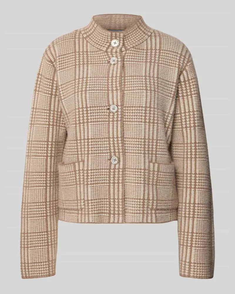 White Label Blazer mit Stehkragen Camel