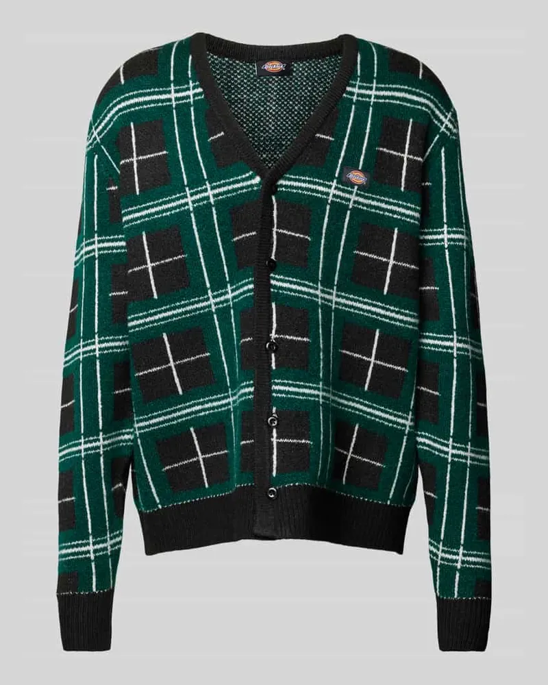 Dickies Cardigan mit Label-Patch Modell 'STEVENSVILLE Black