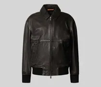 Regular Fit Lederjacke aus echtem Schafsleder Modell 'JOBERG