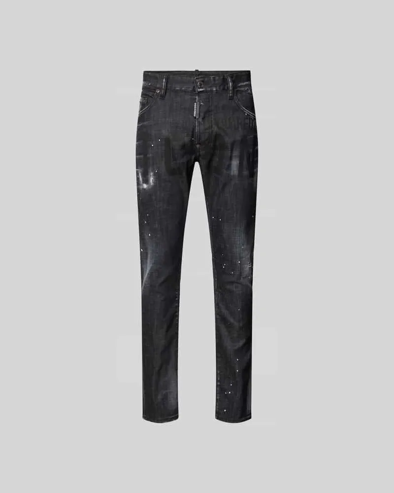 Dsquared2 Jeans mit 5-Pocket-Design Black