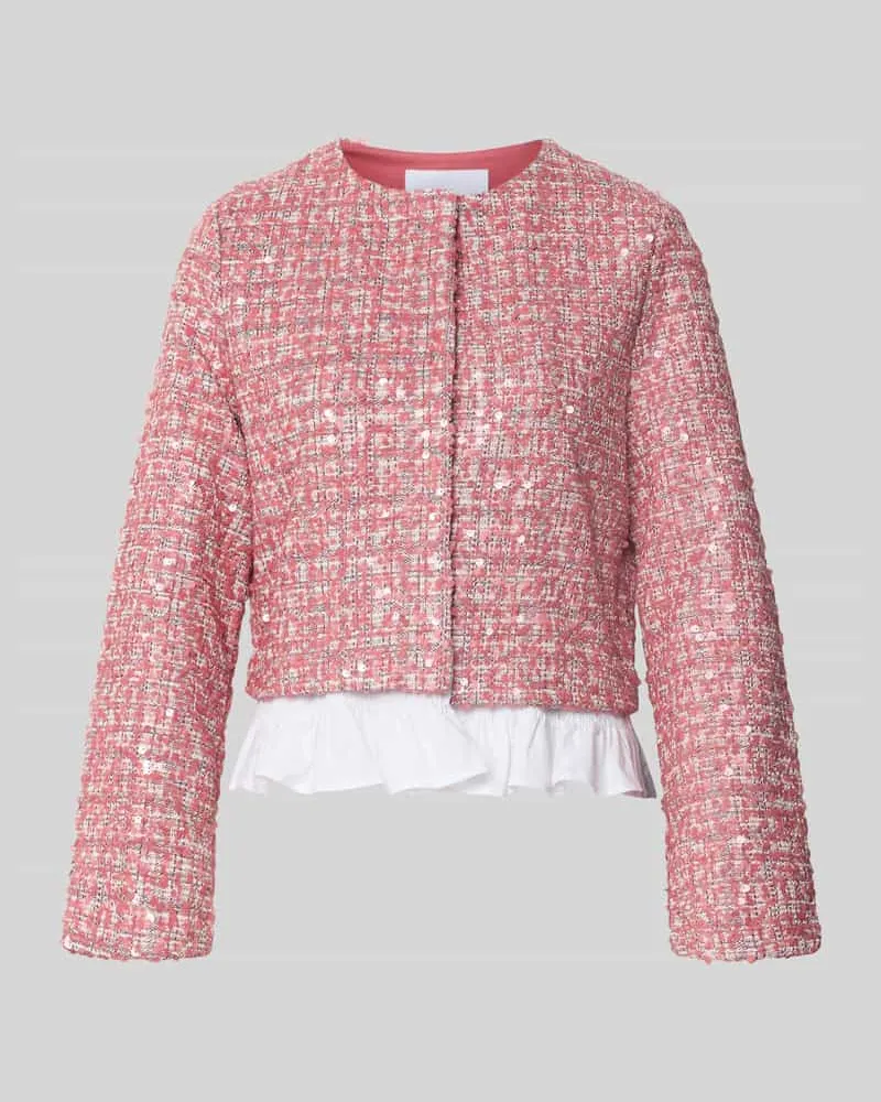 Rich&Royal Regular Fit Blazer mit Baumwoll-Anteil Rosa