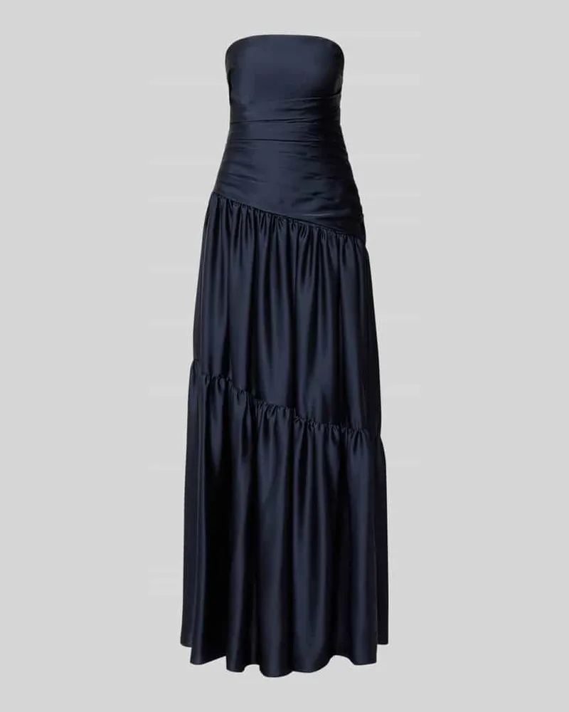 LUXUAR Abendkleid im Stufen-Look Dunkelblau
