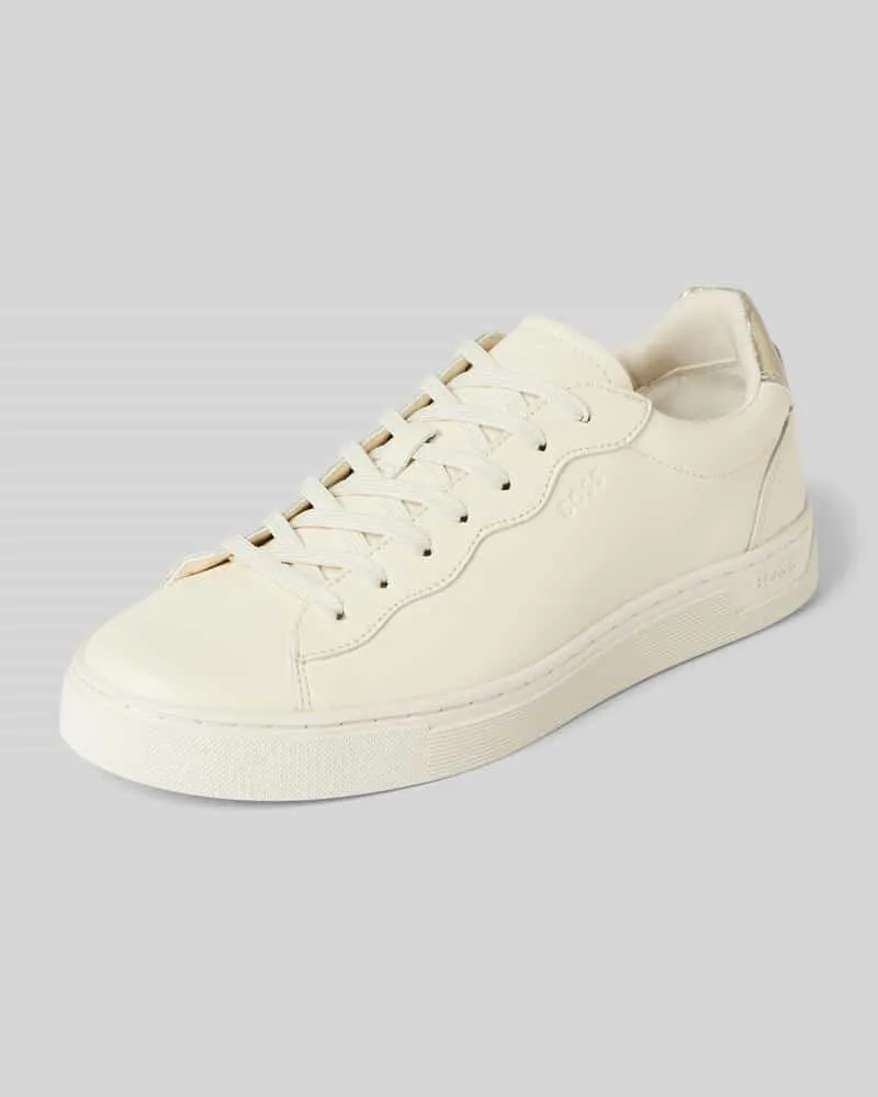 HUGO BOSS Sneaker mit Label-Print Modell 'Rhys Offwhite