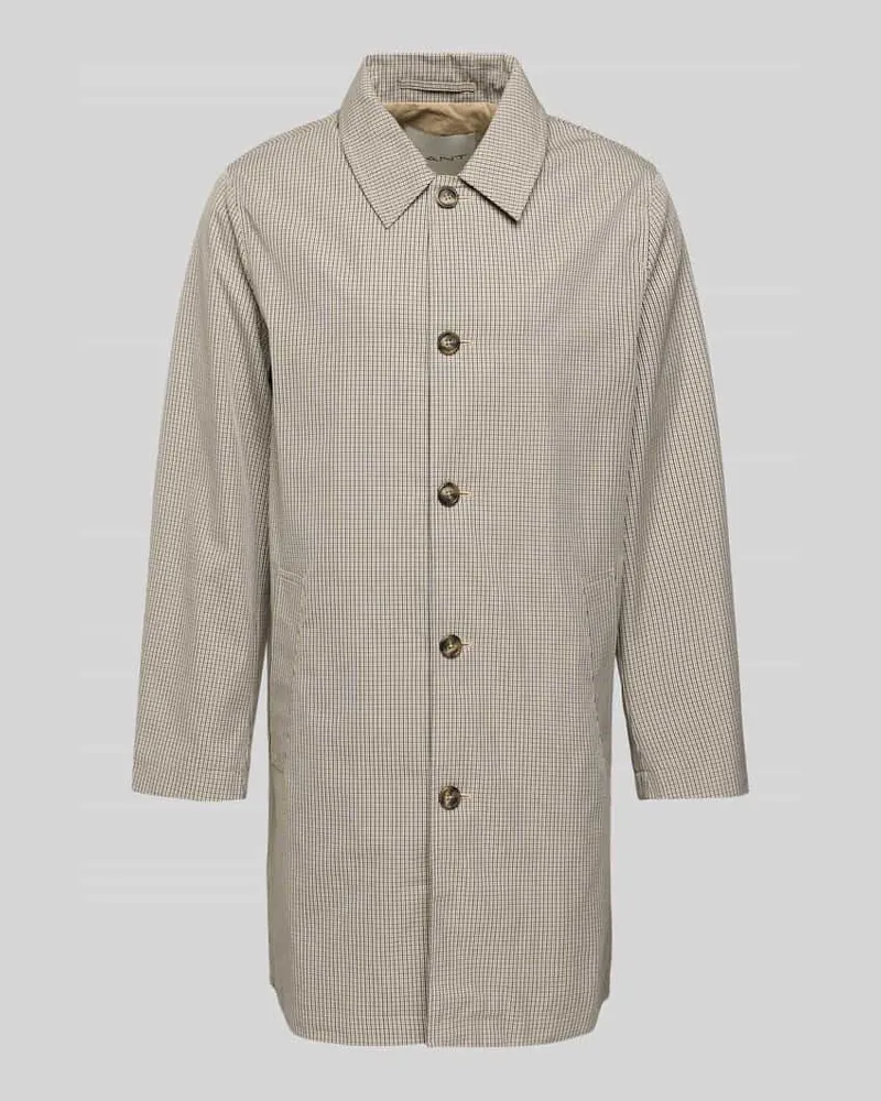 Gant Mantel aus Baumwoll-Mix Modell 'CAR Beige