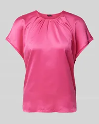 JOOP! Blusenshirt mit gelegten Falten Fuchsia