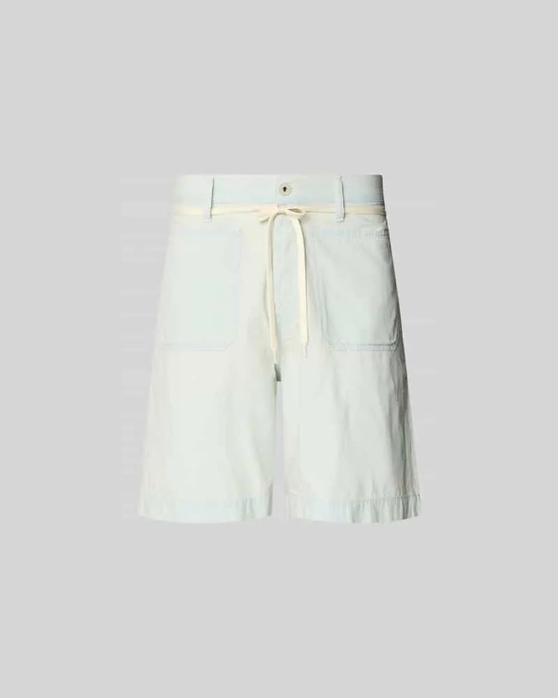 Kenzo Shorts mit aufgesetzten Taschen Hellblau