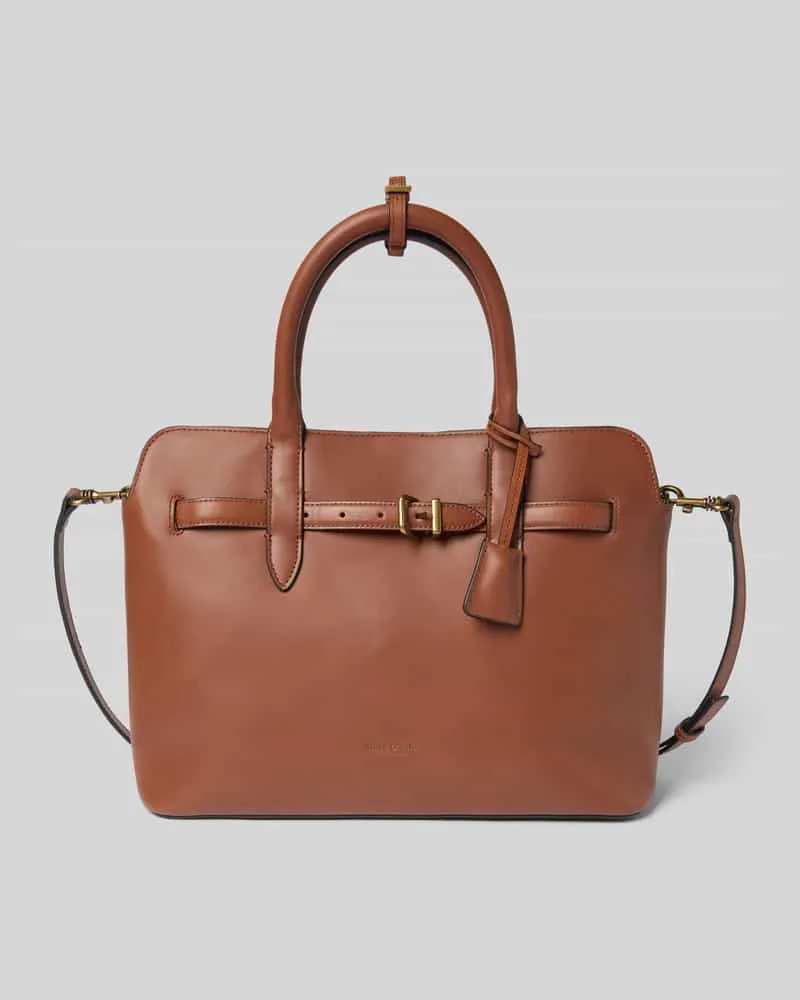 Marc O'Polo Shopper aus echtem Rindsleder Cognac