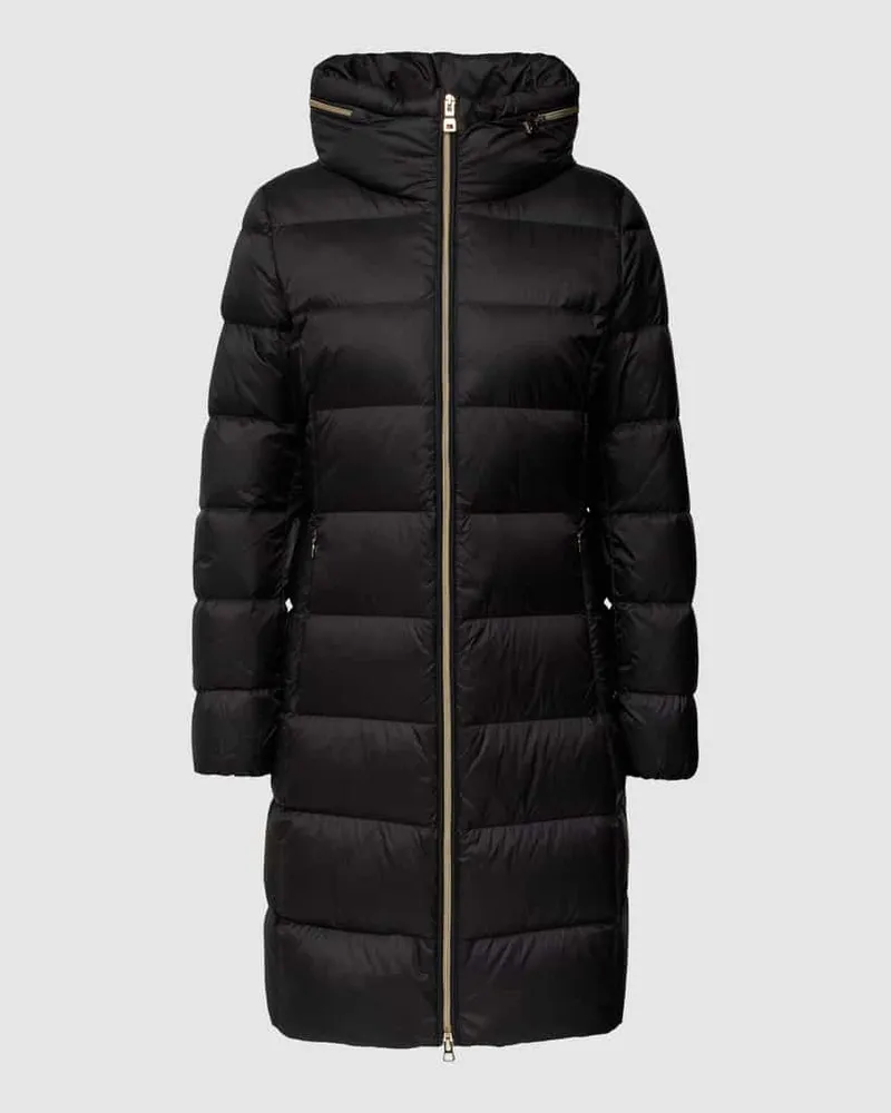 Geox Steppmantel mit herausnehmbarerer Kapuze Black