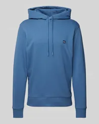 Calvin Klein Hoodie mit Label-Patch Blau