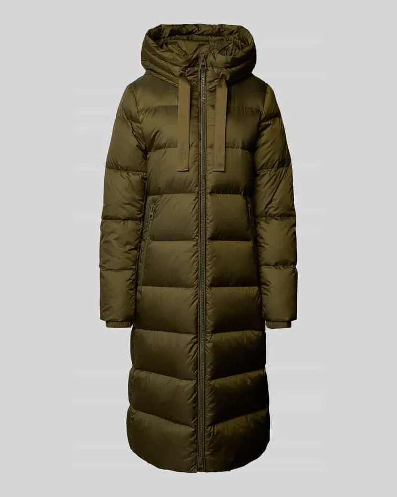 Marc O'Polo Regular Fit Daunenmantel mit Kapuze Oliv