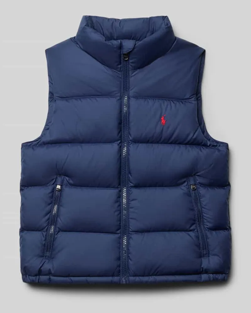Ralph Lauren Steppweste mit Reißverschlusstaschen Marine