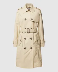 Esprit Trenchcoat mit Taillengürtel Beige