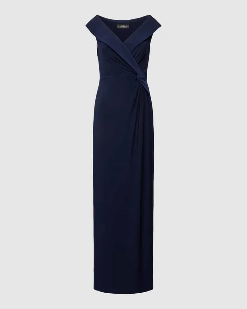 Ralph Lauren Abendkleid in Wickel-Optik Modell 'LEONIDAS Marine