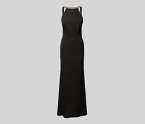 Abendkleid mit Ziersteinbesatz