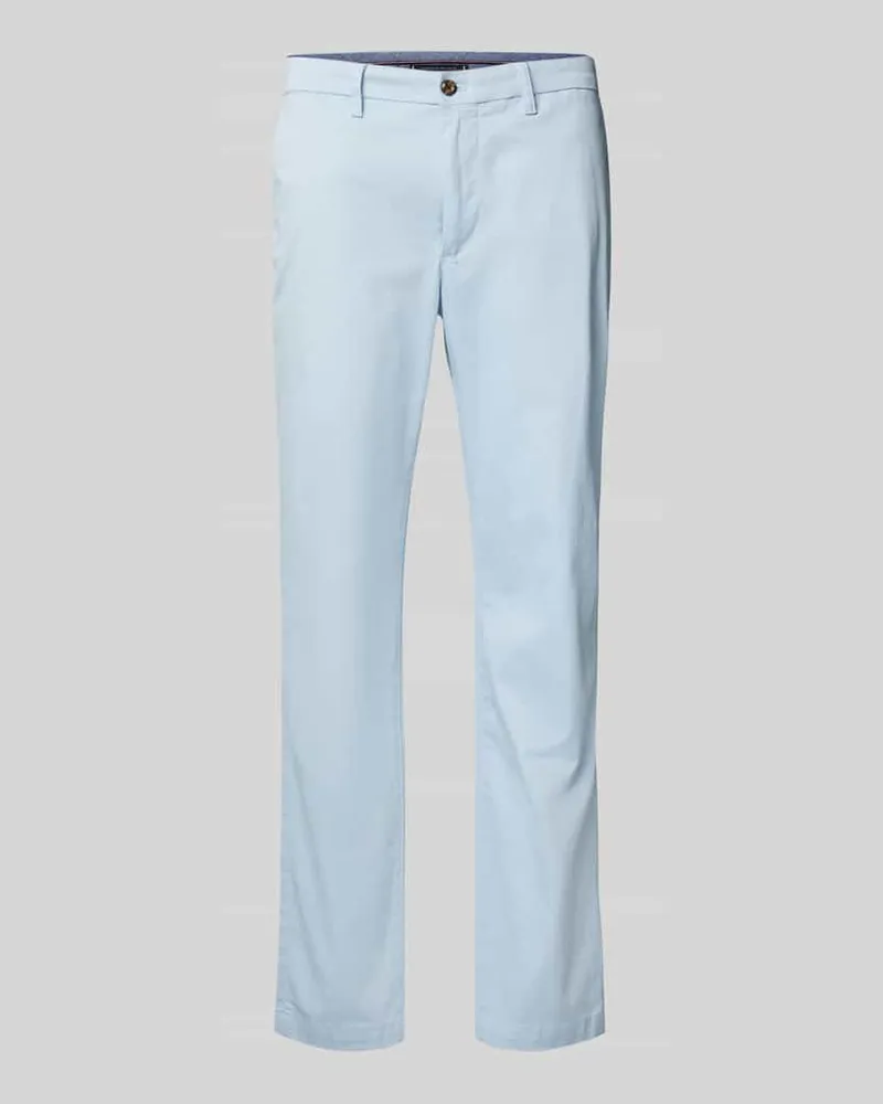 Tommy Hilfiger Stoffhose mit französischen Eingrifftaschen Hellblau