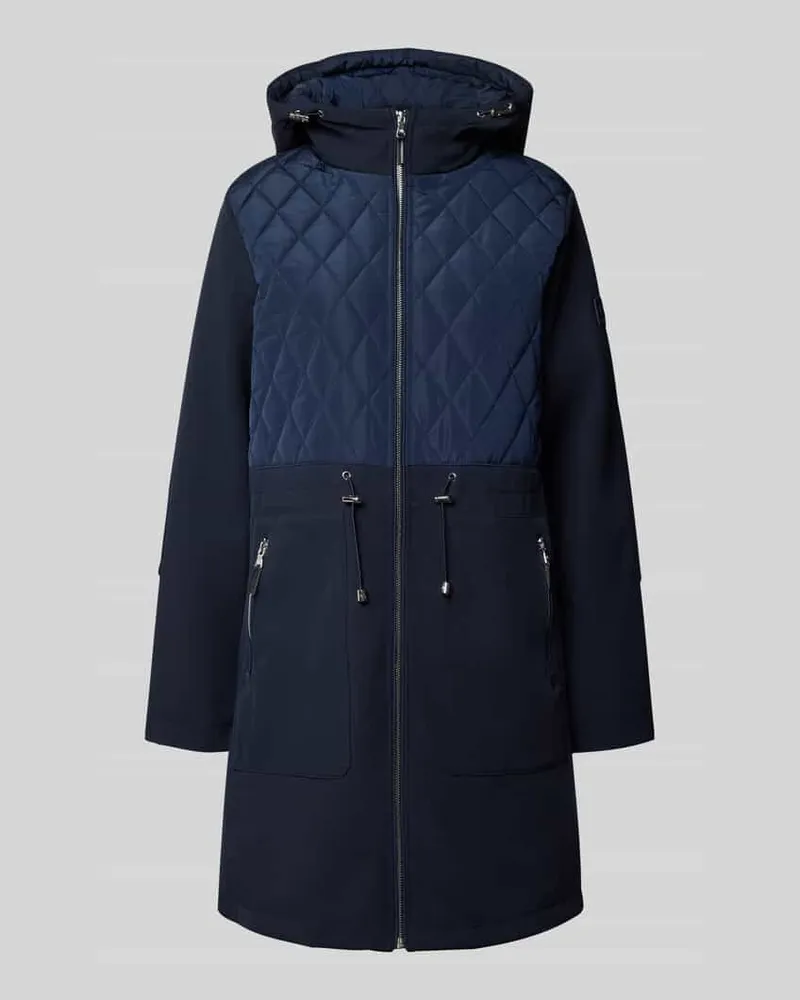 Ralph Lauren Softshell-Jacke in Überlänge Marine
