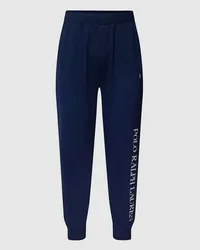 Ralph Lauren Sweatpants mit Label-Print Modell 'LOOPBACK Dunkelblau