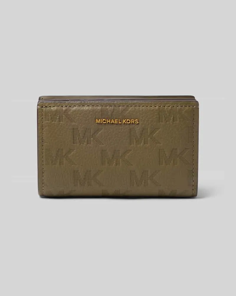 Michael Kors Portemonnaie aus echtem Leder Khaki