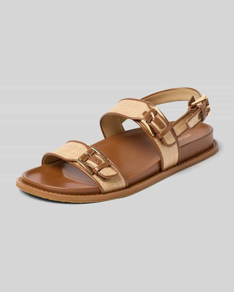 Michael Kors Sandalette mit Riemen Modell 'NIA Cognac