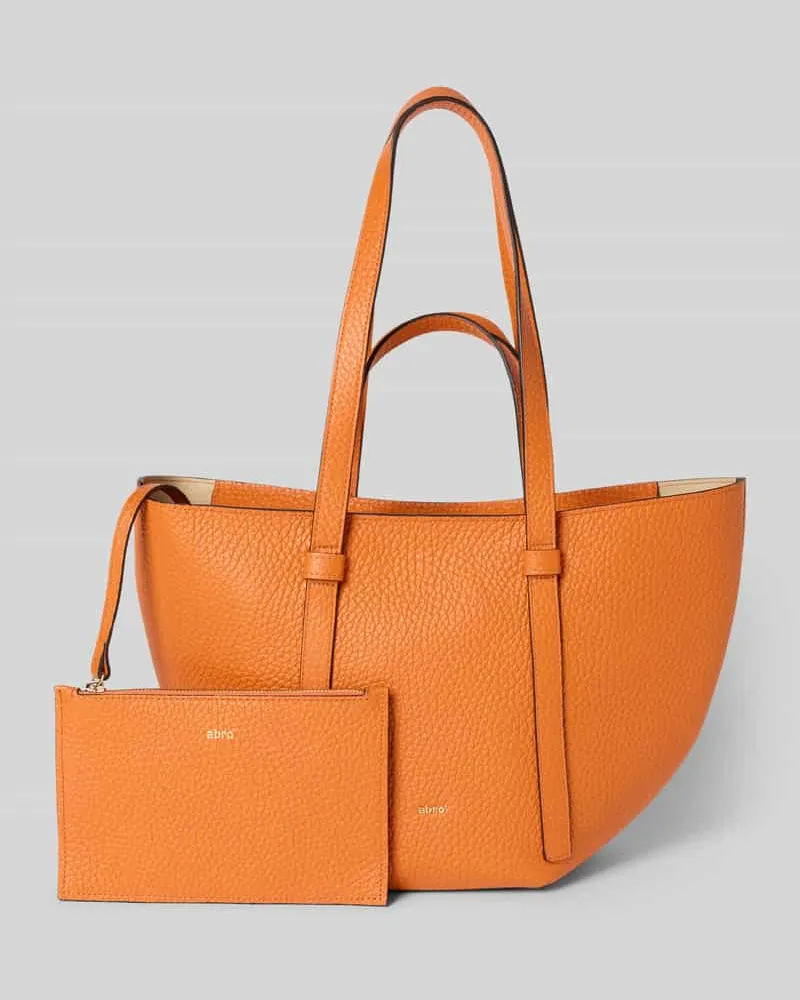 Abro Handtasche mit Label-Detail Modell 'COSMO Orange