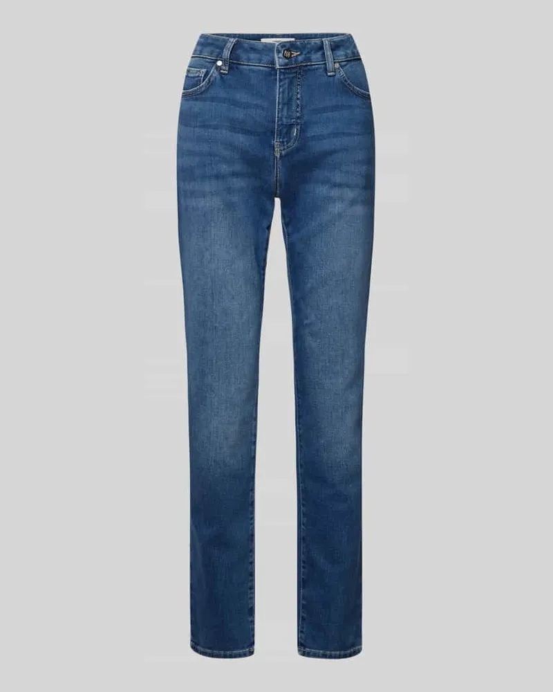 someday. Slim Fit Jeans im 5-Pocket-Design Modell 'Catia Jeansblau