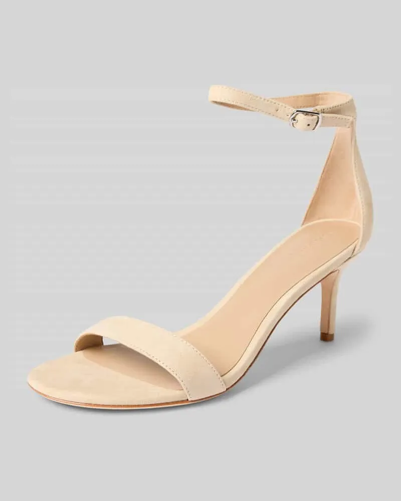 Ralph Lauren Sandalette mit Fesselriemen Modell 'ALLIE Sand