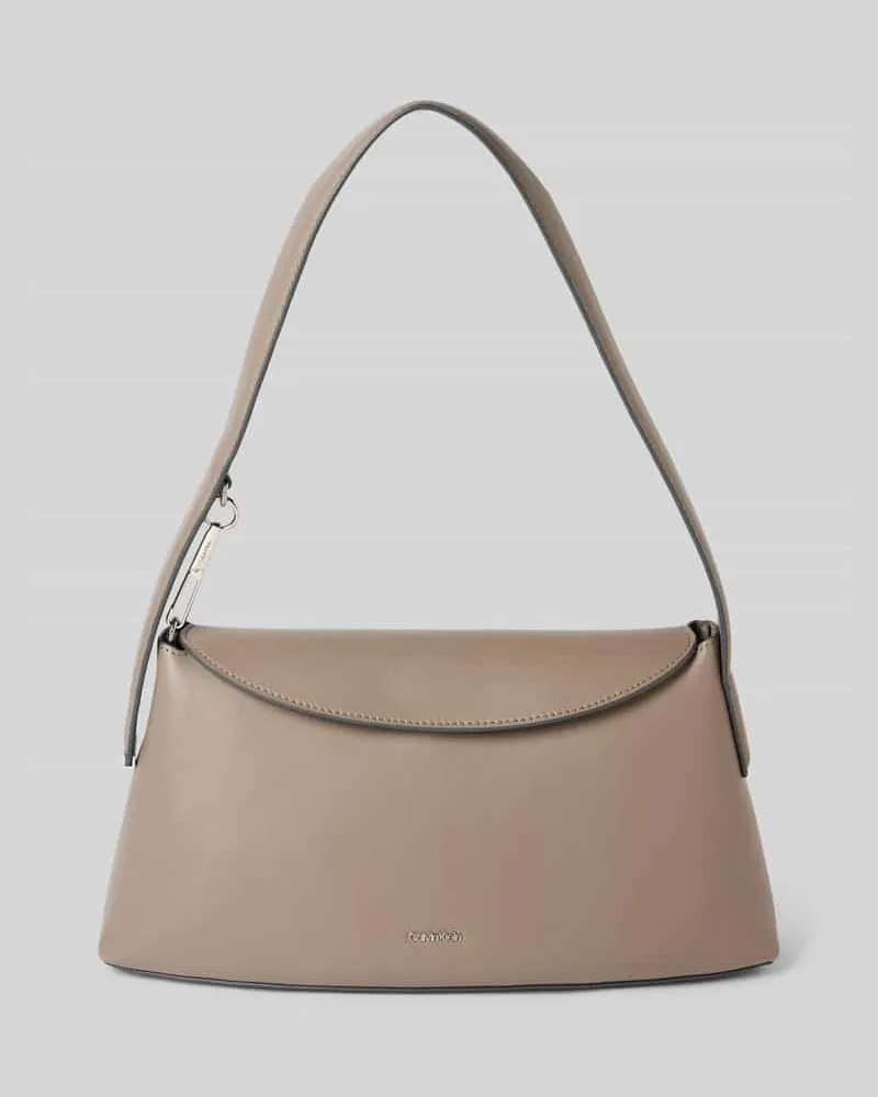 Calvin Klein Handtasche mit Label-Detail Modell 'SOFT SCULPT Mittelgrau