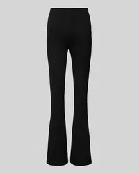 OH APRIL Bootcut Leggings mit elastischem Bund Black