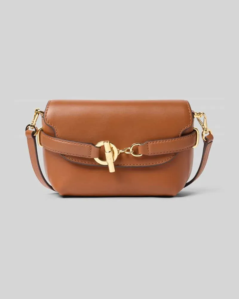 Ralph Lauren Crossbody Bag mit Label-Detail Cognac