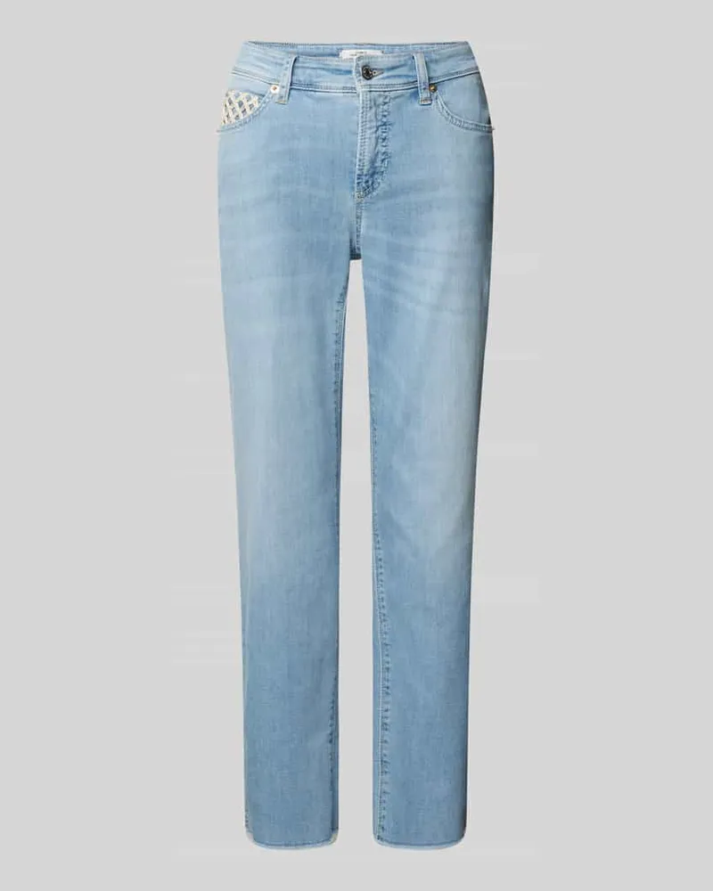 Cambio Jeans in verkürzter Passform Bleu