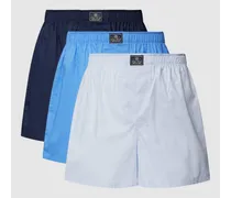 Boxershorts mit elastischem Bund und unifarbenem Design