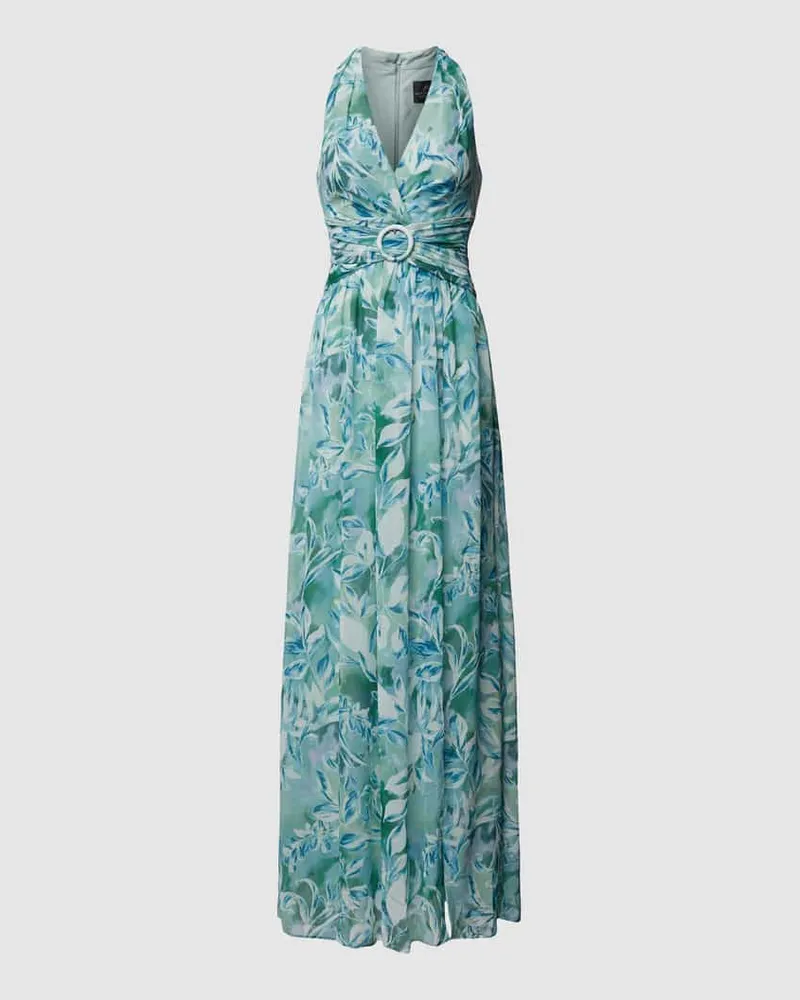 Adrianna Papell Abendkleid mit Neckholder Mint