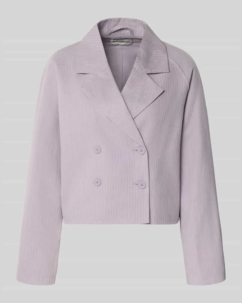 Lollys Laundry Regular Fit Blazer mit Reverskragen Modell 'Amiri Flieder