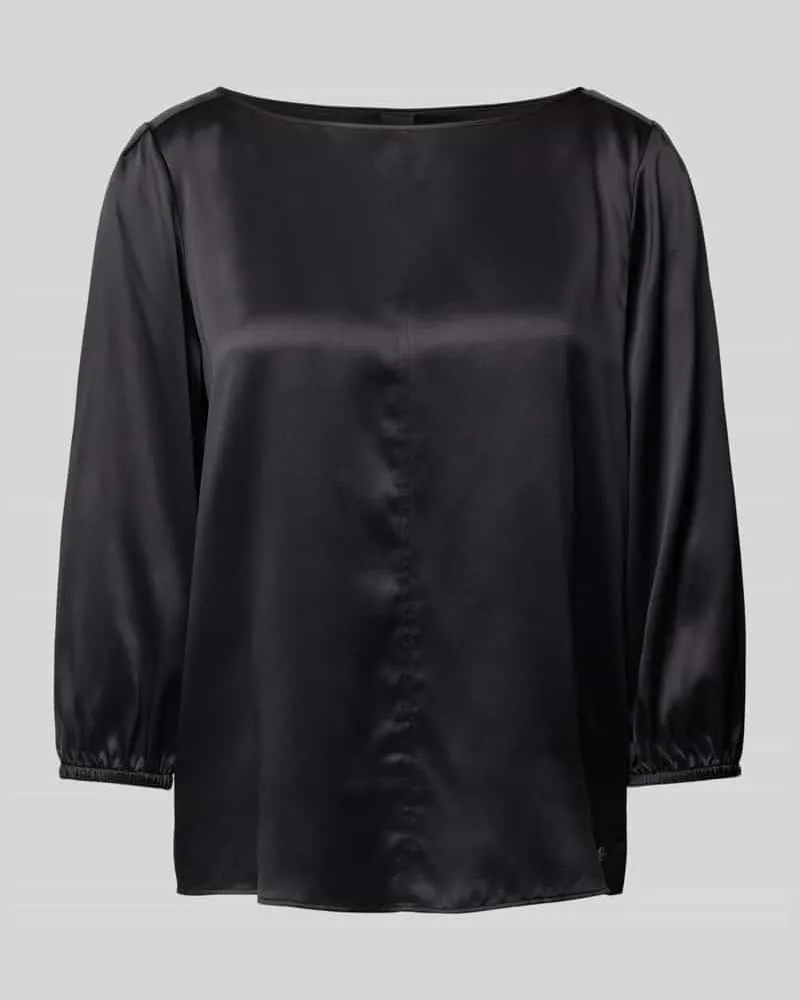 Marc Cain Regular Fit Bluse aus reiner Seide Black