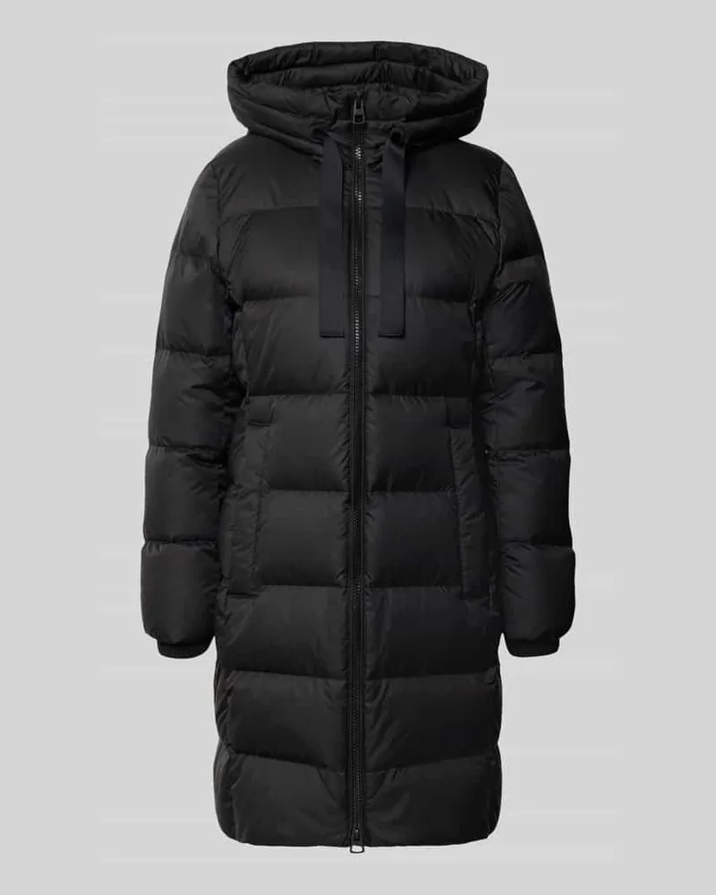 Marc O'Polo Regular Fit Daunenmantel mit Label-Print Black