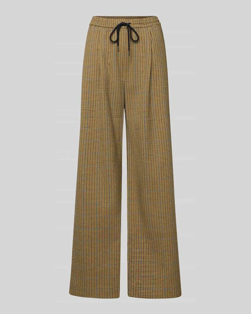 Gestuz Stoffhose mit elastischem Bund Modell 'chicca Camel