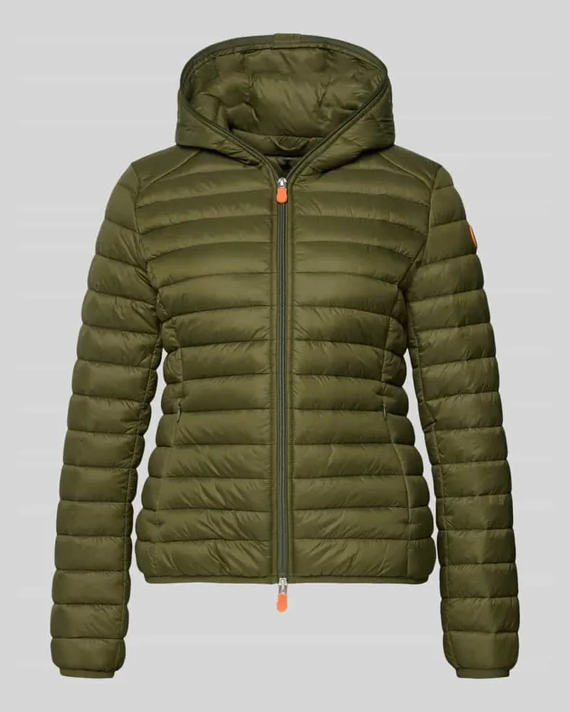 Save The Duck Steppjacke mit Kapuze Modell 'DAISY Oliv