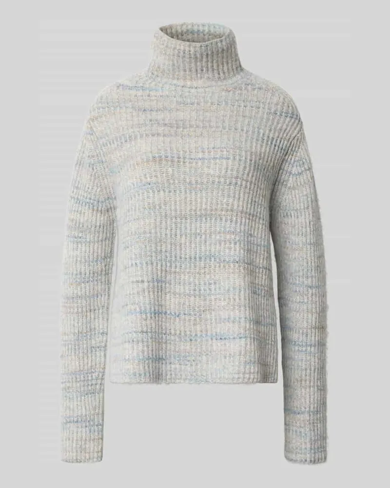 Drykorn Strickpullover mit Stehkragen Modell 'VARISA Hellgrau
