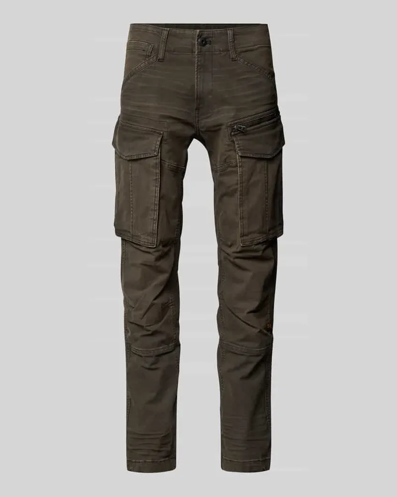 G-STAR RAW Regular Tapered Cargohose aus Baumwoll-Mix Modell 'Rovic Khaki