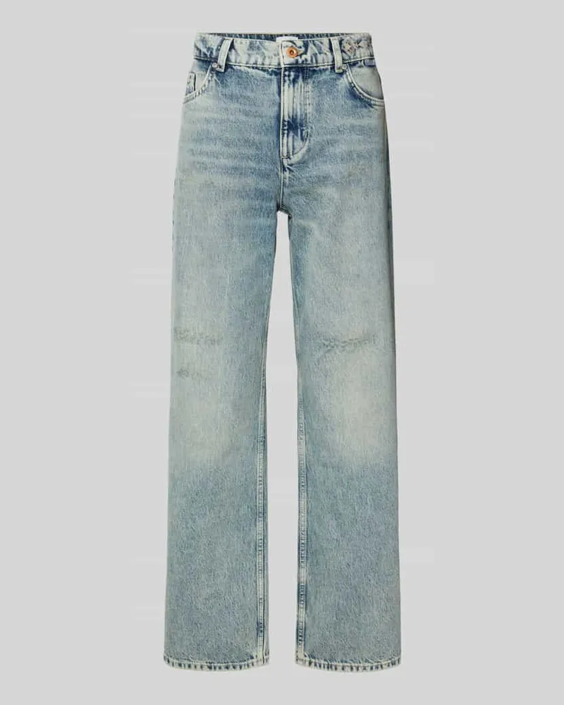Mustang Jeans mit 5-Pocket-Design Modell 'Madison Hellblau