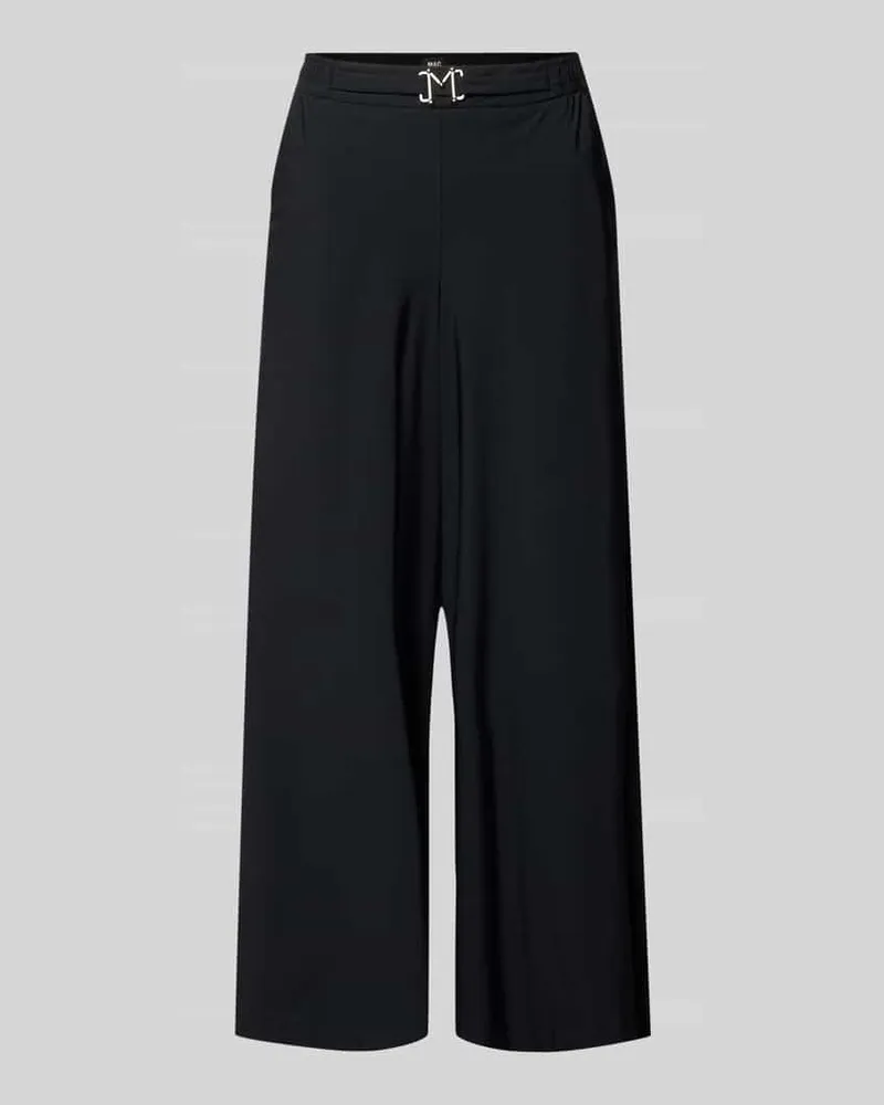 MAC Jeans Hose in verkürzter Passform mit Gürtel Modell 'Pia Black
