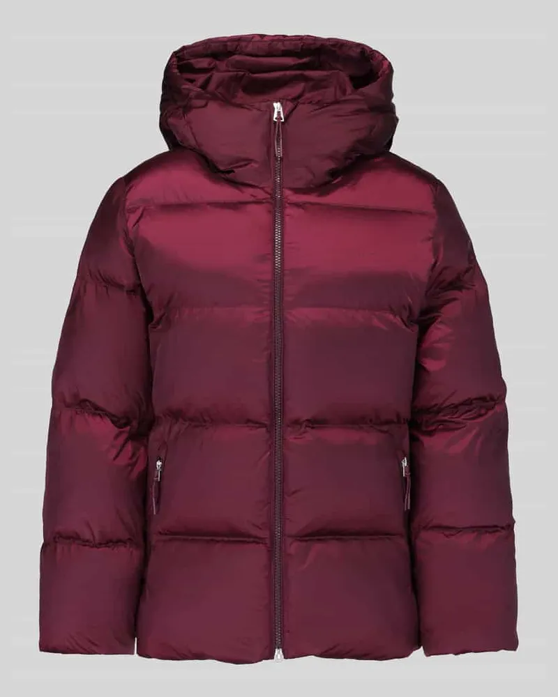 Gant Regular Fit Steppjacke mit Kapuze Bordeaux