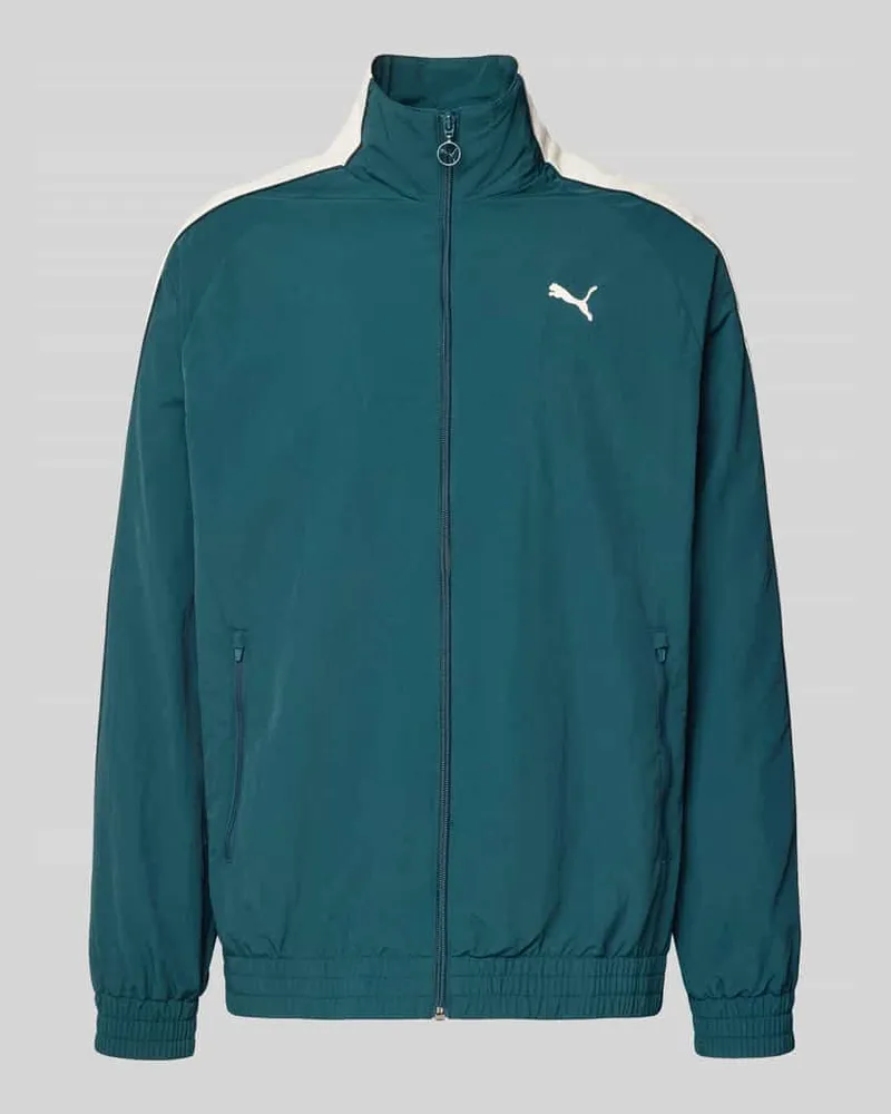 Puma Oversized Trainingsjacke mit Stehkragen Bottle