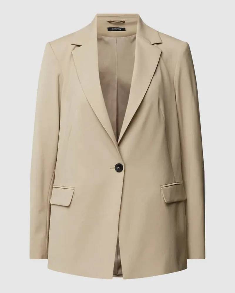 COMMA Blazer mit Reverskragen Sand
