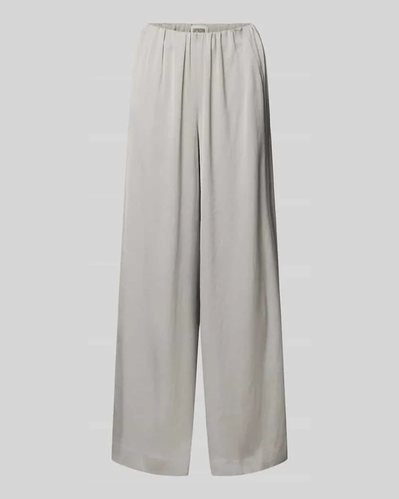 Drykorn Loose Fit Stoffhose mit Stretch-Anteil Hellgrau