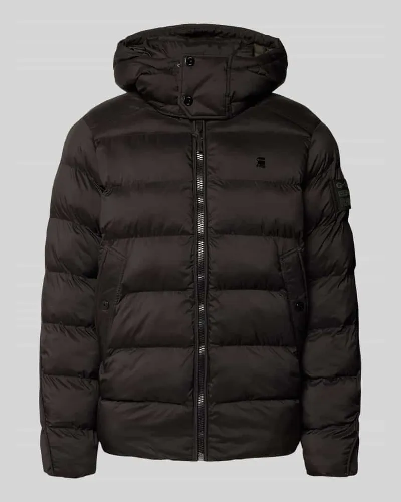 G-STAR RAW Steppjacke mit Reißverschluss Black