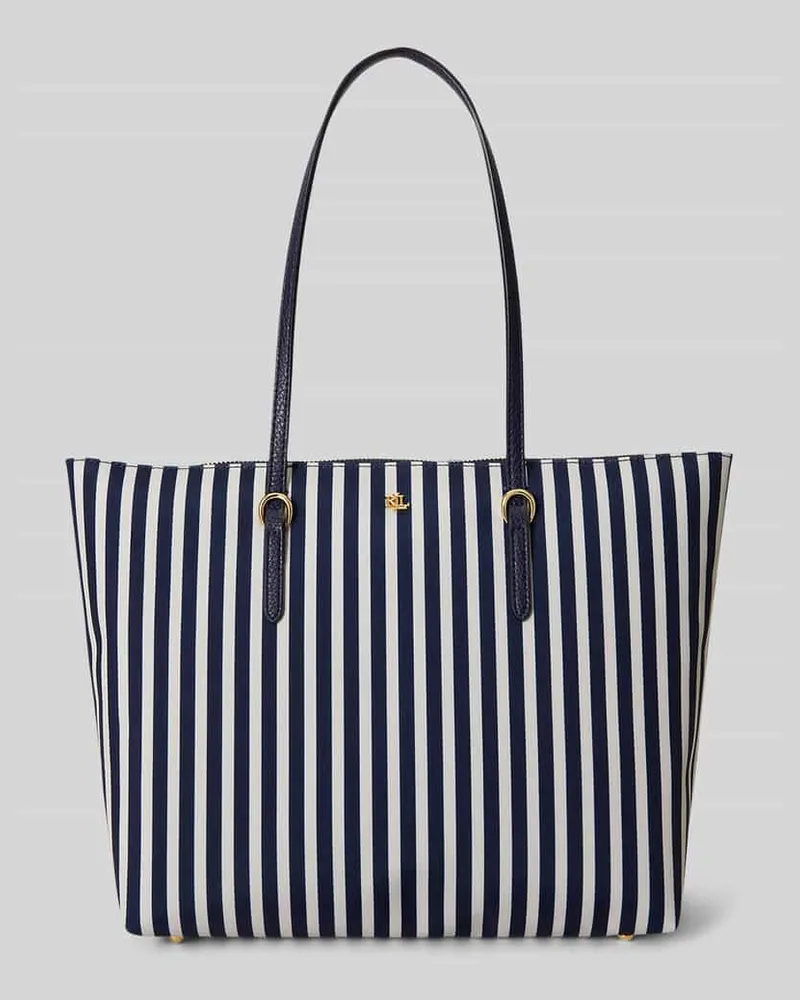Ralph Lauren Shopper mir Logo-Applikation Dunkelblau
