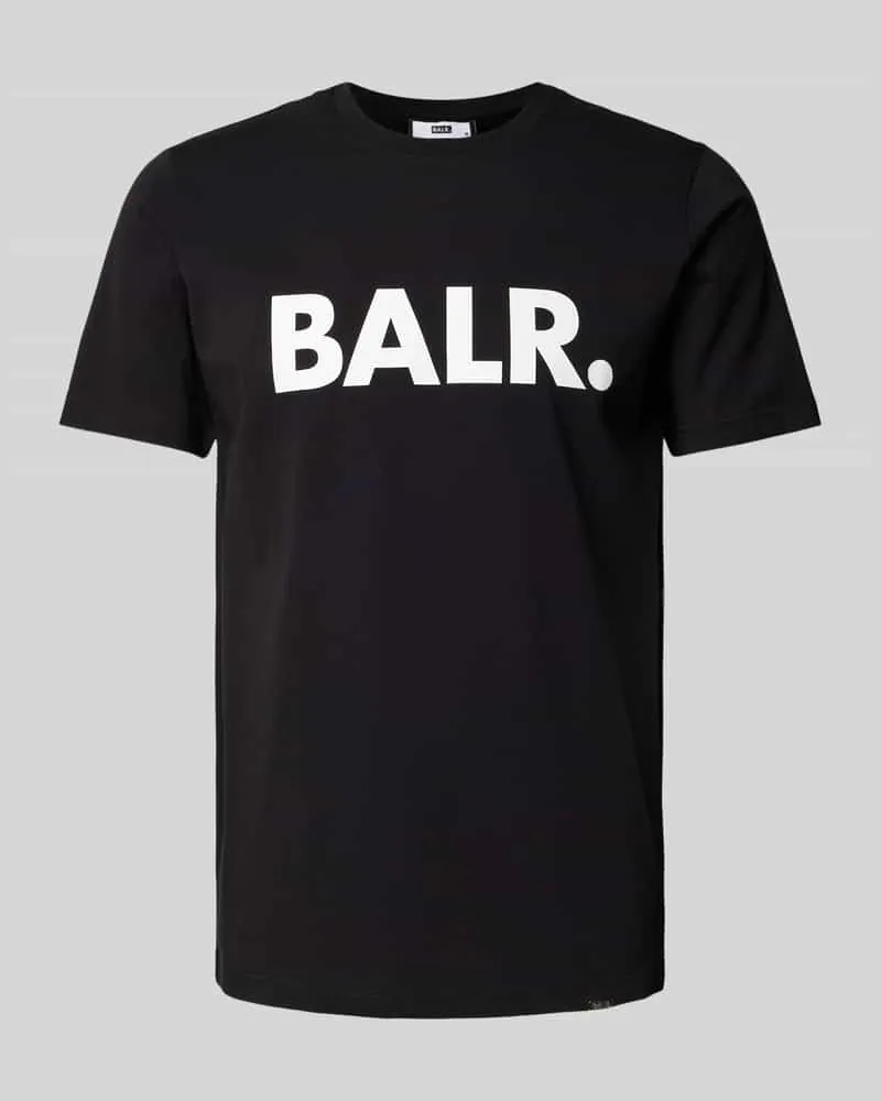 BALR. T-Shirt mit Label-Print Black